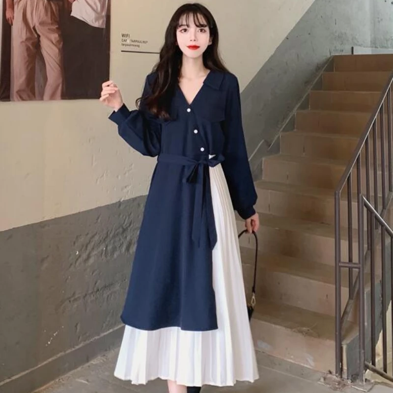 2023 New Autumn Oversize Dress Sense of Design Lrregular Vintage French V-neck Free Shipping
2023 New Autumn Oversize Dress Sense of Design Lrregular Vintage French V-neck Free Shipping