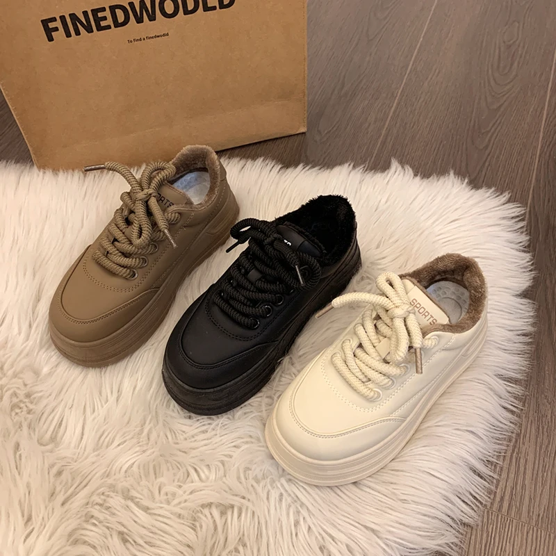 Small White Shoes Round Toe Clogs Platform Casual Female Sneakers All-Match Shallow Mouth Autumn Creepers New Winter Fall Slip-O
Small White Shoes Round Toe Clogs Platform Casual Female Sneakers All-Match Shallow Mouth Autumn Creepers New Winter Fall Slip-O