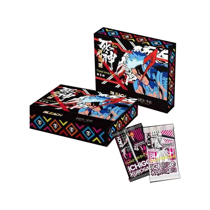Newest Kabag Bleach Tokyo Ghoul Attach On Titan Collection Card TCG CCG Kurosaki Ichigo Booster Box Doujin Toys And Hobbies Gift
Newest Kabag Bleach Tokyo Ghoul Attach On Titan Collection Card TCG CCG Kurosaki Ichigo Booster Box Doujin Toys And Hobbies Gift
