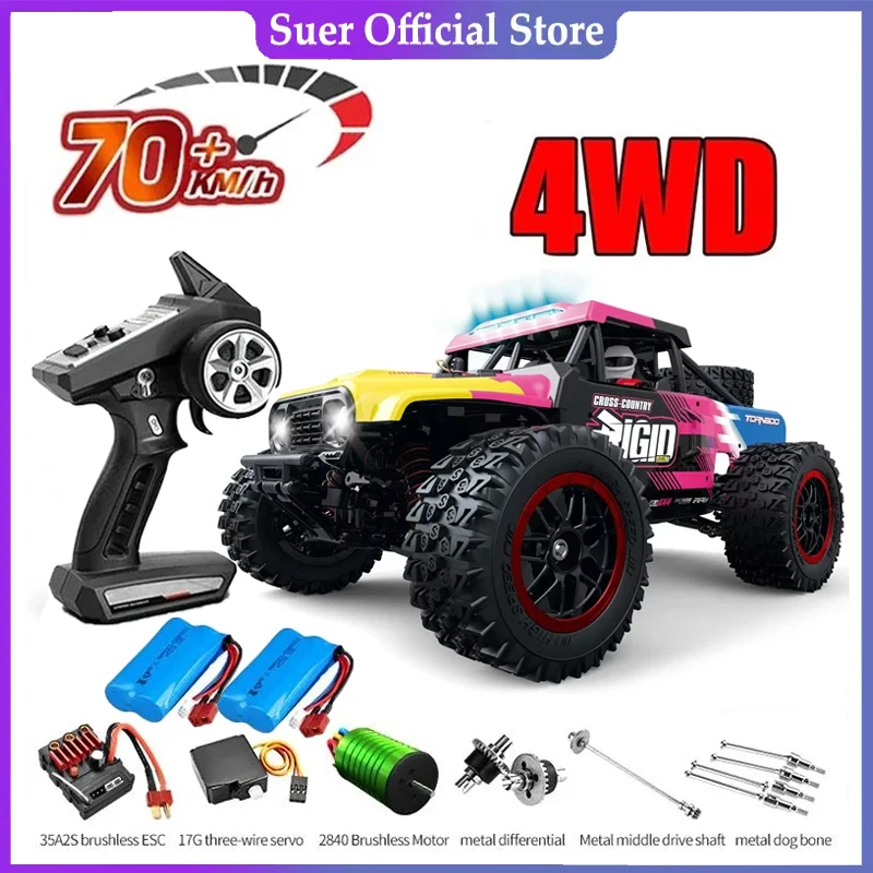 JJRC C8805 Coche Teledirigido Todoterreno 4x4 De Alta Velocidad, Vehículo De Control Remoto Con LED, Escala 1:16, 70 Km/H, 2,4G,
JJRC C8805 Coche Teledirigido Todoterreno 4x4 De Alta Velocidad, Vehículo De Control Remoto Con LED, Escala 1:16, 70 Km/H, 2,4G,