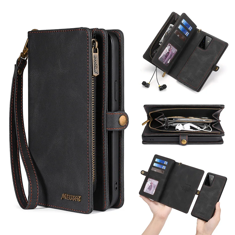 MEGSHI Wallet PU Phone Case For Samsung Galaxy S8 S9 S10 S21 S22 S21FE A10 A12 A20 A30 A31 A32 A41 A42 A50 A52 A70 A72
MEGSHI Wallet PU Phone Case For Samsung Galaxy S8 S9 S10 S21 S22 S21FE A10 A12 A20 A30 A31 A32 A41 A42 A50 A52 A70 A72