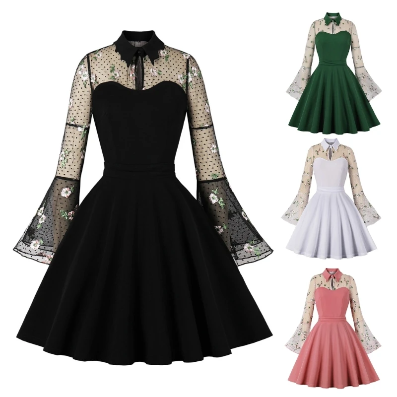 Women's Vintage Dot 1950s Retro Rockabilly Prom Dress Vintage Cottagecore Dress Dropship
Women's Vintage Dot 1950s Retro Rockabilly Prom Dress Vintage Cottagecore Dress Dropship