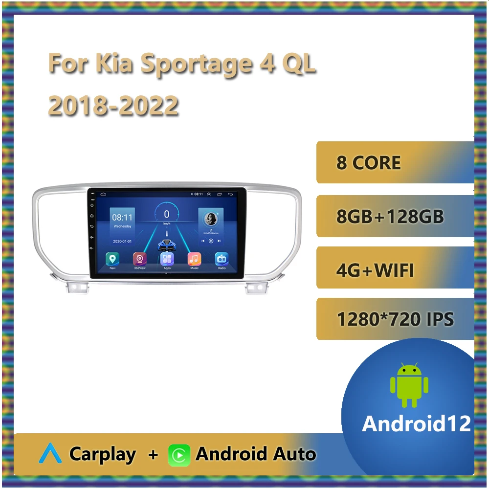 Автомагнитола 9 дюймов Android 12 для Kia Sportage 4 QL 2018 - 2022 No 2din мультимедийный беспроводной Carplay Auto 4G LTE AHD Wi-Fi стерео BT
Автомагнитола 9 дюймов Android 12 для Kia Sportage 4 QL 2018 - 2022 No 2din мультимедийный беспроводной Carplay Auto 4G LTE AHD Wi-Fi стерео BT