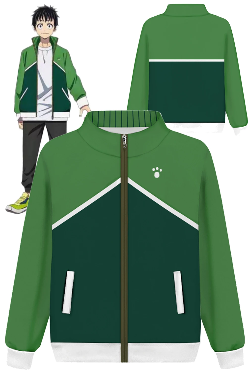 Anime TV Zom 100 Bucket List of the Dead Costume Disguise Akira Tendou Cosplay Role Play Jacket Hoodie Adult Men Fantasy Outfits
Anime TV Zom 100 Bucket List of the Dead Costume Disguise Akira Tendou Cosplay Role Play Jacket Hoodie Adult Men Fantasy Outfits