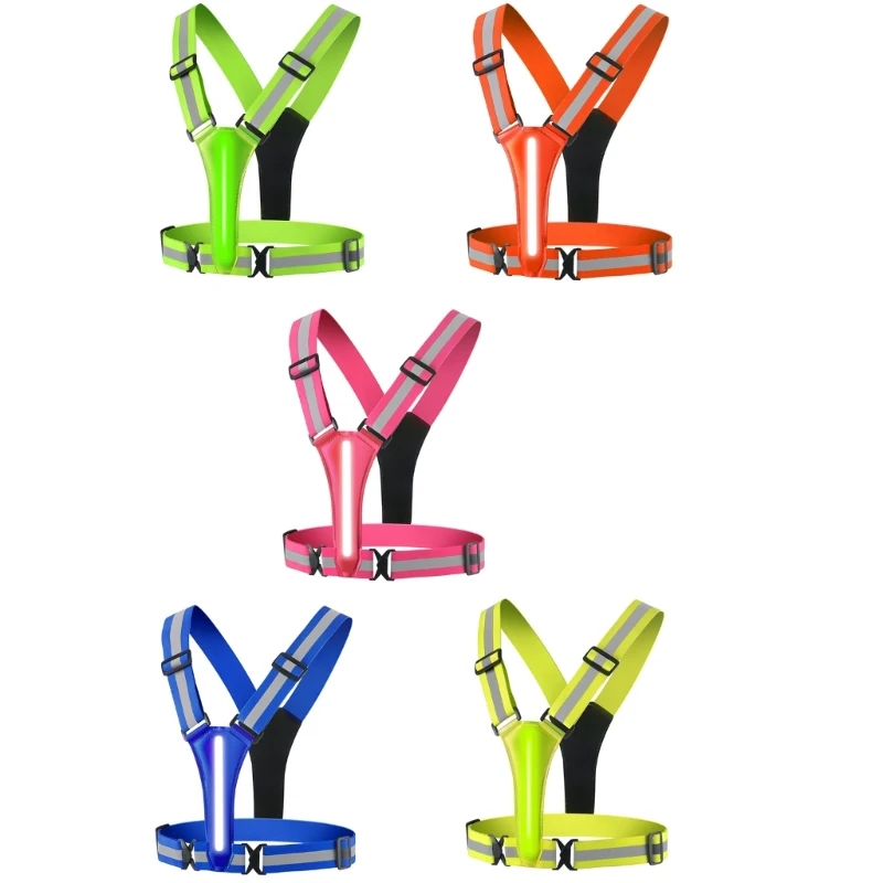 LED Reflective Glow Vest Glowing for Increased Visibility with Adjustable Safety Straps Safety Vest for Outdoor Sports
LED Reflective Glow Vest Glowing for Increased Visibility with Adjustable Safety Straps Safety Vest for Outdoor Sports