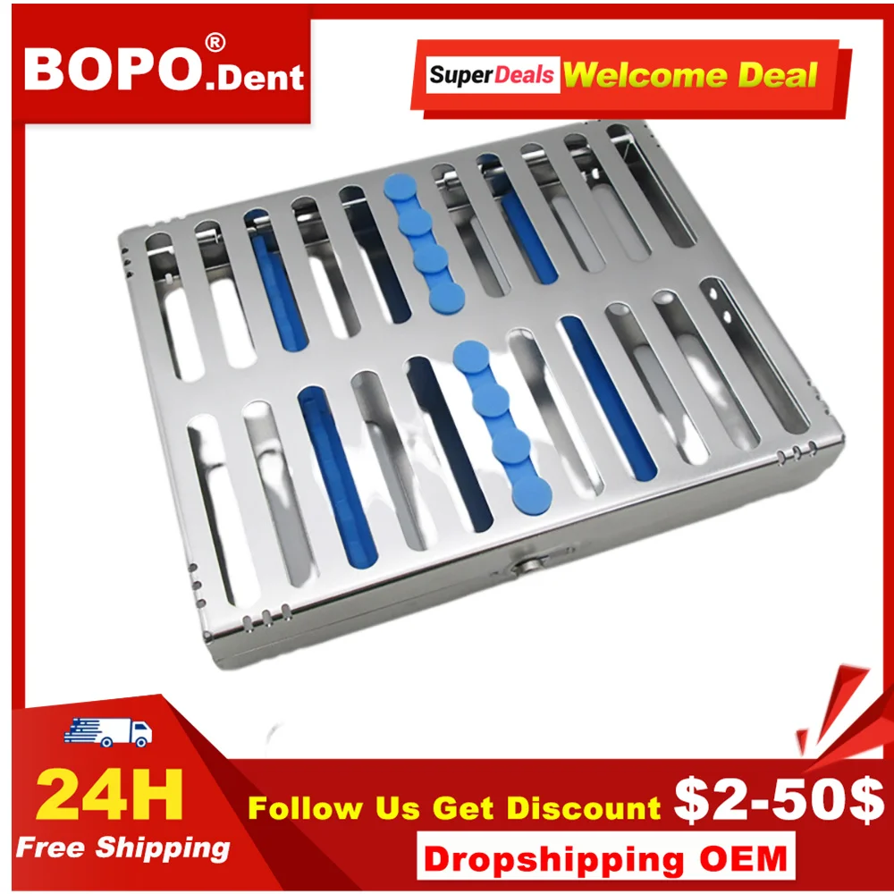 10Grid Dental Surgical Autoclavable Cassette Burs Disinfection Tray Stainless Steel Sterilization Box Autoclave Dentistry Tools
10Grid Dental Surgical Autoclavable Cassette Burs Disinfection Tray Stainless Steel Sterilization Box Autoclave Dentistry Tools