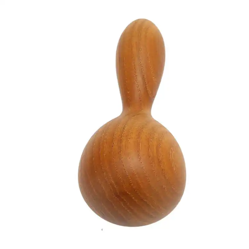 

Oil Massage Stick Wooden Massager Essential Body Spa Meridian Tapping Massage Hammer Therapy Relaxation Round Ball Massagers New