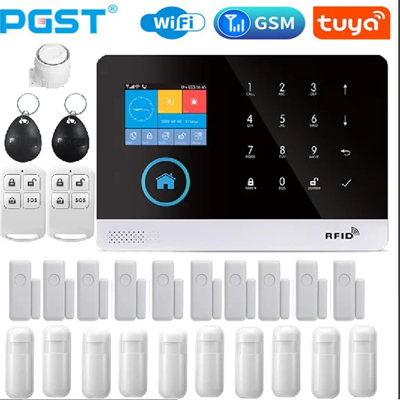 Система охранной сигнализации GPST Tuya WiFi GSM, в сотрудничестве с Alexa Home, Противоугонный детектор движения, дверь и окно smoke se
Система охранной сигнализации GPST Tuya WiFi GSM, в сотрудничестве с Alexa Home, Противоугонный детектор движения, дверь и окно smoke se