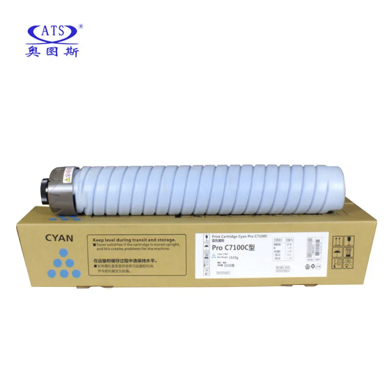 

C7100 C7110 TN 1PC CMYK1500g Toner Cartridge For Ricoh Pro C 7100 7110 Compatible printer Toner Powder Copier Spare Parts