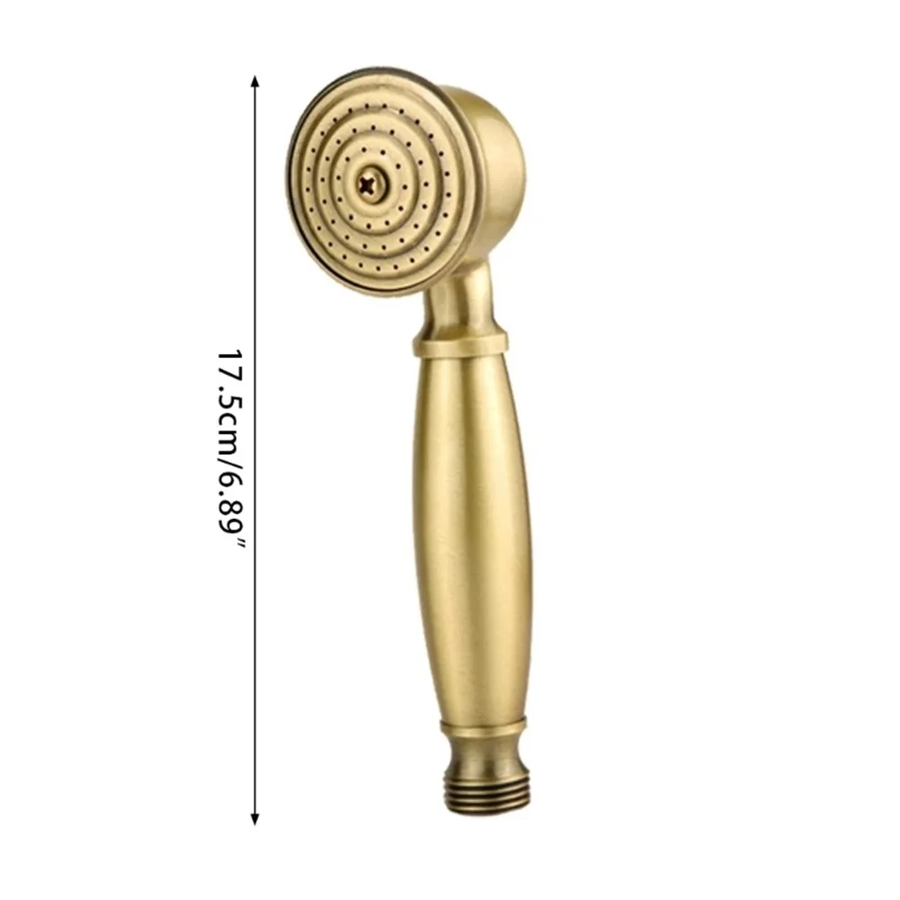 Durable Powerful Shower Head Handheld 17.5x5cm Brass Chrome Round Vintage Detachable Durable Heavy-duty Design
Durable Powerful Shower Head Handheld 17.5x5cm Brass Chrome Round Vintage Detachable Durable Heavy-duty Design