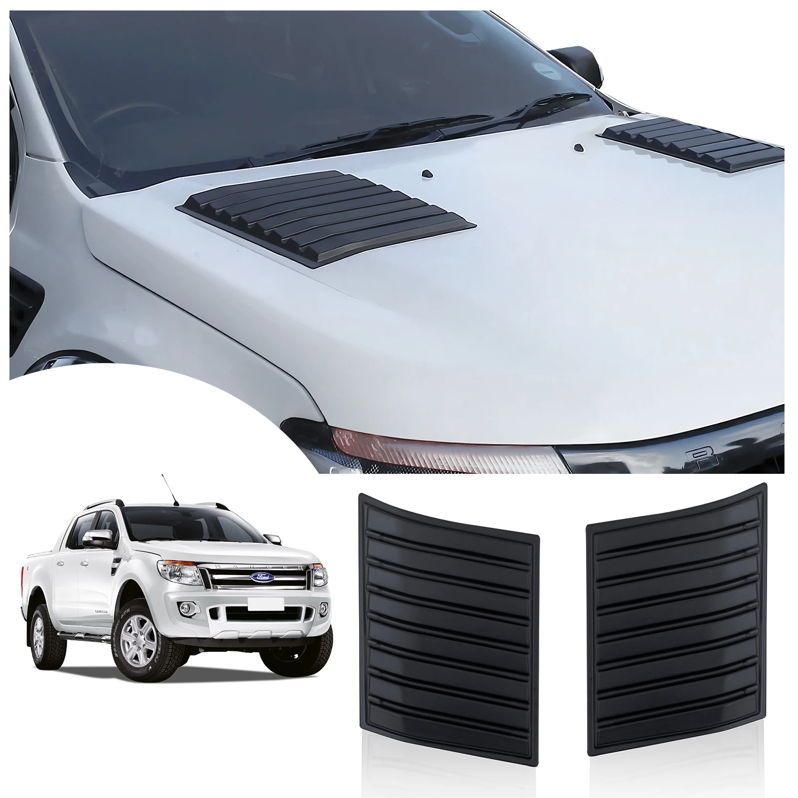 Matte Black Bonnet Scoop Hood Vent Cover Hood Vent Scoop Bonnet For Ford Ranger Wildtrak T6 2012-2022 Raptor Everest 2015-2022
Matte Black Bonnet Scoop Hood Vent Cover Hood Vent Scoop Bonnet For Ford Ranger Wildtrak T6 2012-2022 Raptor Everest 2015-2022