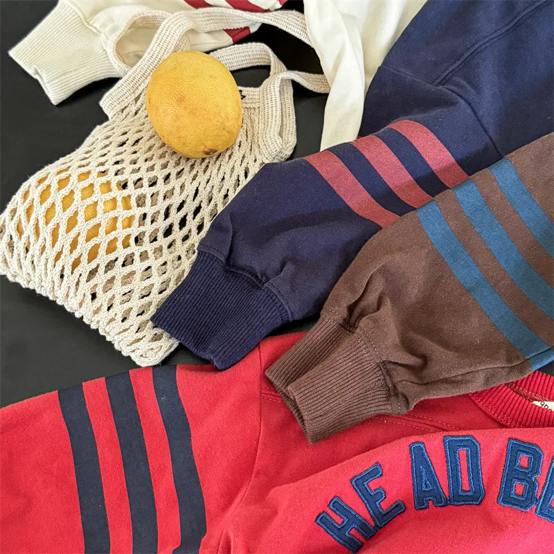 2025 Autumn New Children Long Sleeve T Shirts Boys Girls Letter Embroidery Cotton Tops Kids Casual Sweatshirt Bottoming Shirt 43 S4f7176d1b8c84b858bf5b0a04751eeb0l