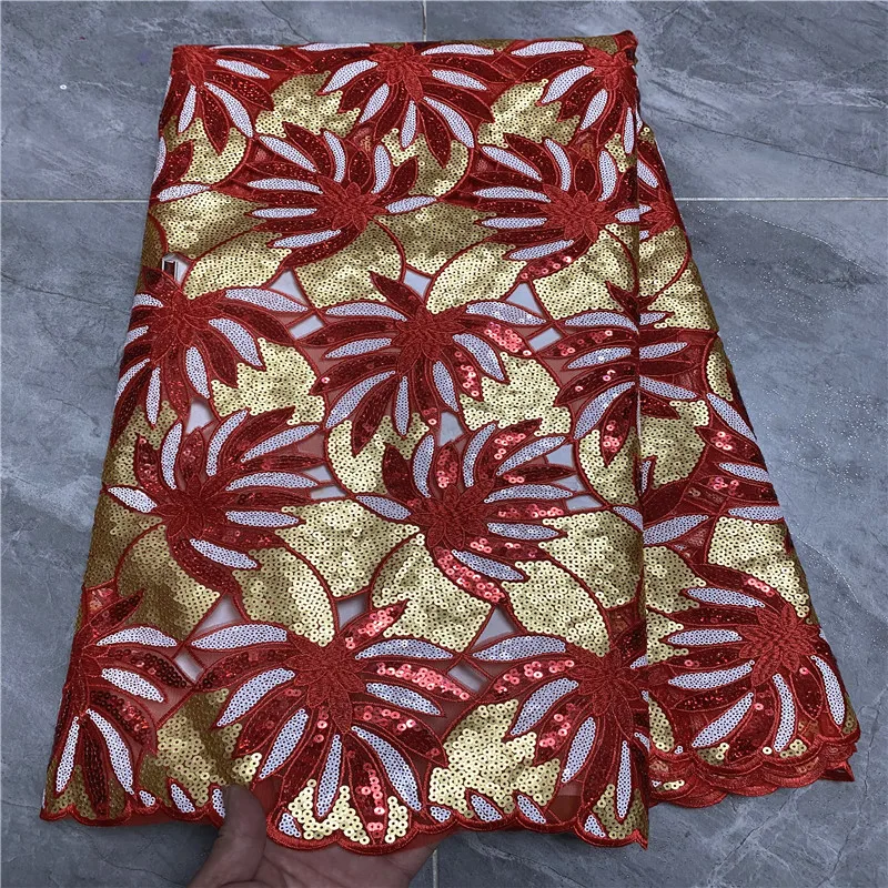 5 Yard Newest Hot Selling French Lace With Sequins African Tulle Cord Lace Net Embroidered Fabric For Wedding Party PS120701
5 Yard Newest Hot Selling French Lace With Sequins African Tulle Cord Lace Net Embroidered Fabric For Wedding Party PS120701