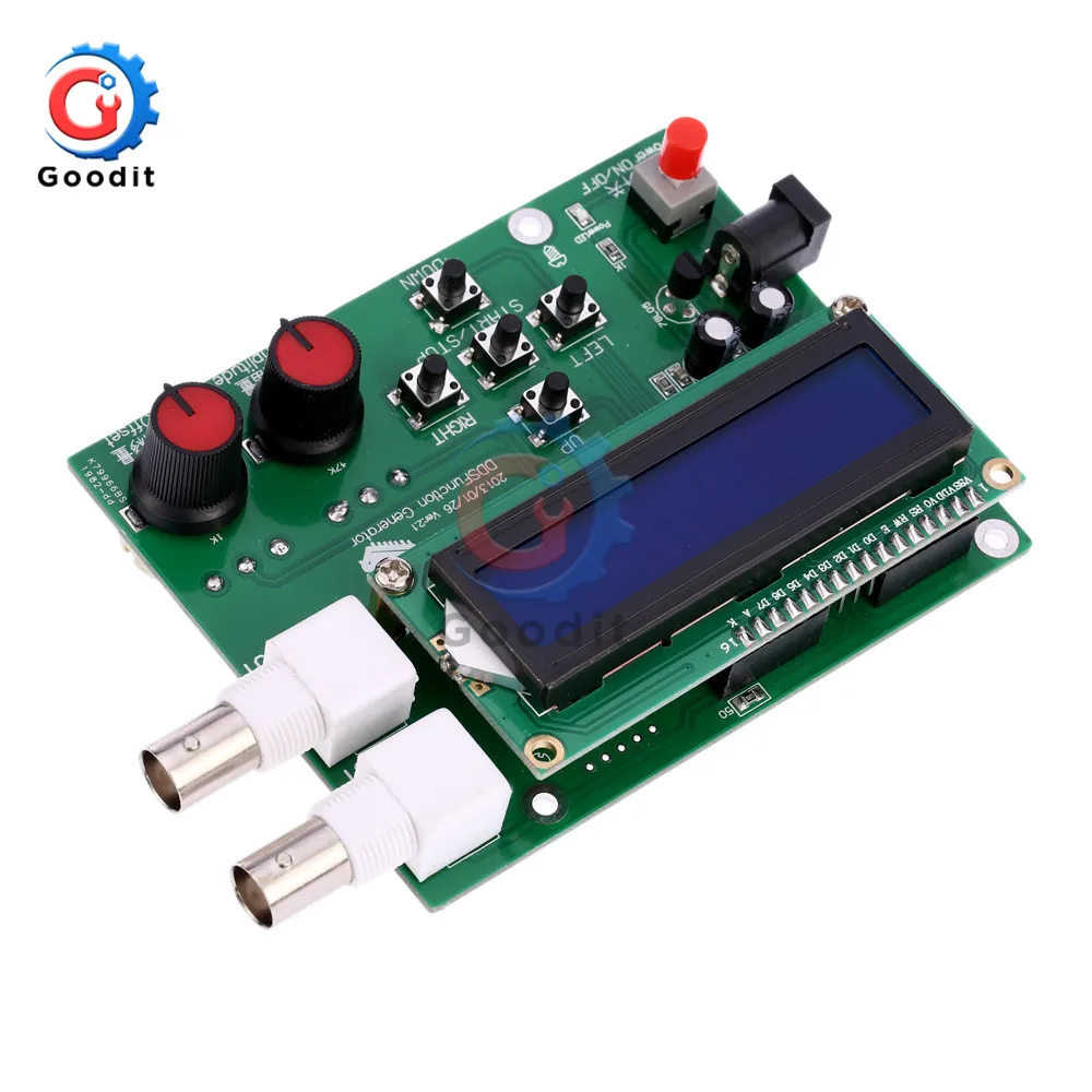 

DDS Function Signal Generator 1Hz-65534Hz Frequency Meter Frequency Generator Module Sine Square Sawtooth Triangle Wave Diy Kit