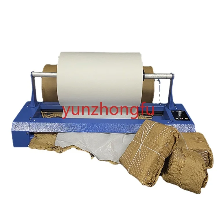

100% Manufacturer Price Electric Automatic Making Buffer Filling Pad Packaging Cushion Wrapping Kraft Paper Honeycomb Machine
