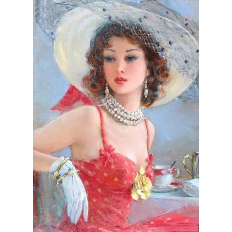 Full squareRound drill Diamond embroidery Pretty woman 5D DIY diamond Painting Cross Stitch Rhinestone Mosaic decor
Full squareRound drill Diamond embroidery Pretty woman 5D DIY diamond Painting Cross Stitch Rhinestone Mosaic decor