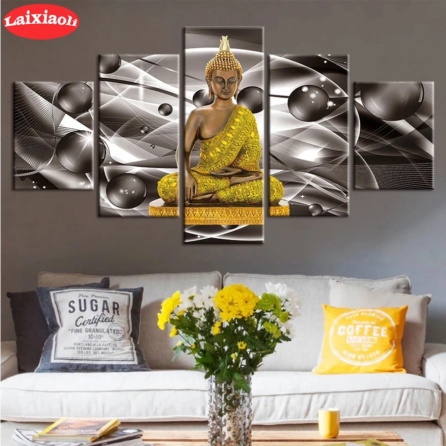 5D DIY Diamond Embroidery Modern abstract art golden Buddha statue Diamond Painting Cross Stitch Mosaic New Arrival Wall Art5PCS
5D DIY Diamond Embroidery Modern abstract art golden Buddha statue Diamond Painting Cross Stitch Mosaic New Arrival Wall Art5PCS