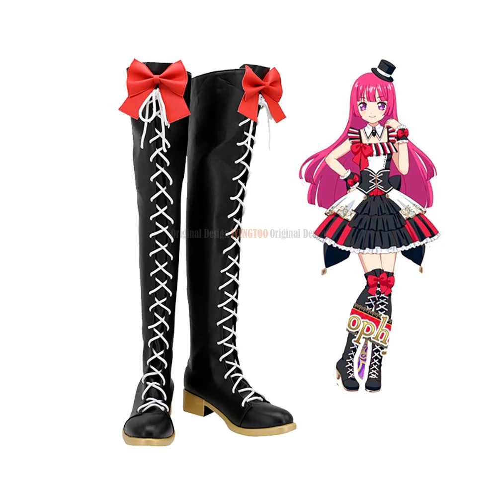 Pripara Hojo Sophy Cosplay Boots Overknee Black Shoes Custom Made Any Size for Unisex
Pripara Hojo Sophy Cosplay Boots Overknee Black Shoes Custom Made Any Size for Unisex