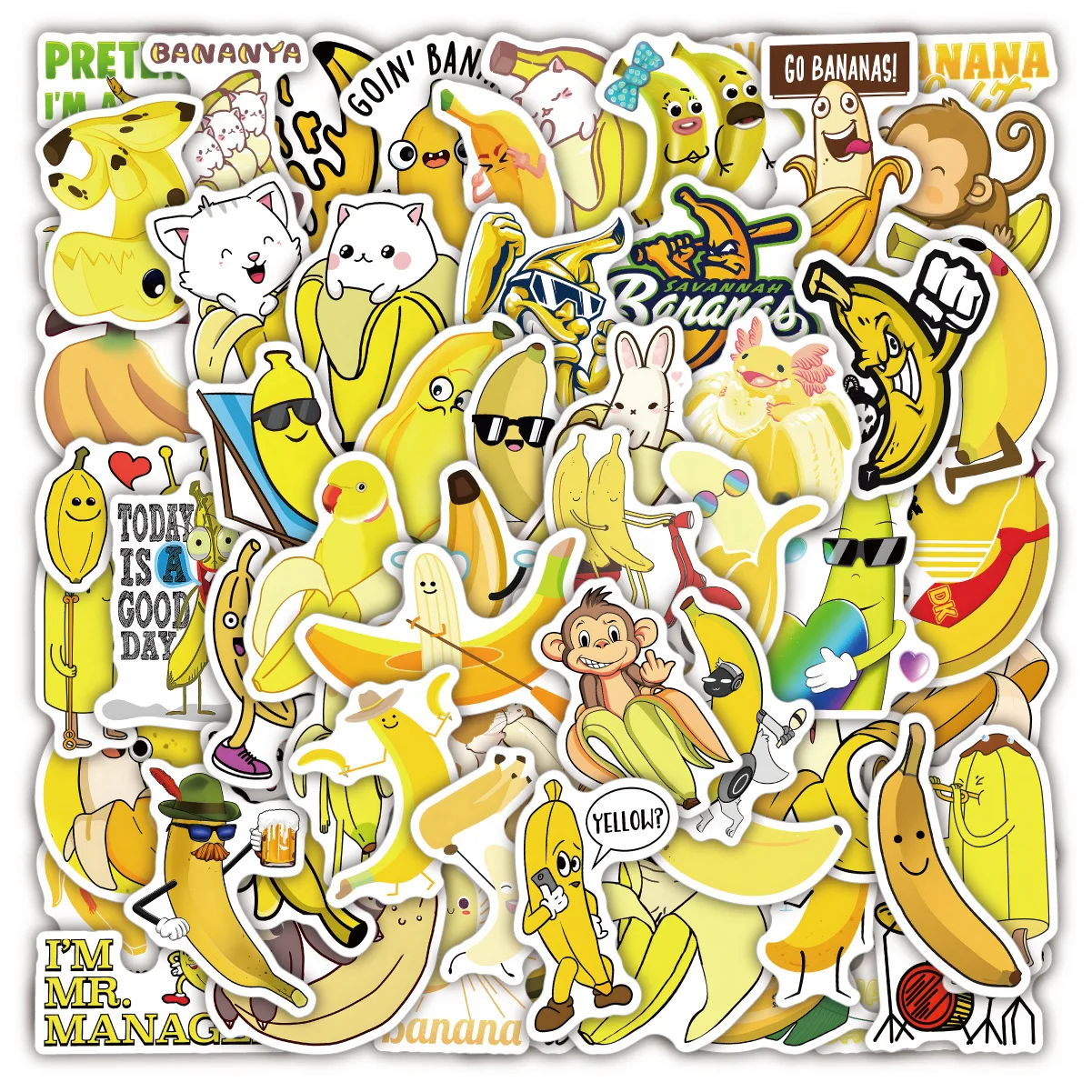10/30/60pcs Banana Cartoon Graffiti Stickers Scrapbook Creative Animals Plant Laptop Kids Toys Motorcycle Decal Decor Stickers
10/30/60pcs Banana Cartoon Graffiti Stickers Scrapbook Creative Animals Plant Laptop Kids Toys Motorcycle Decal Decor Stickers