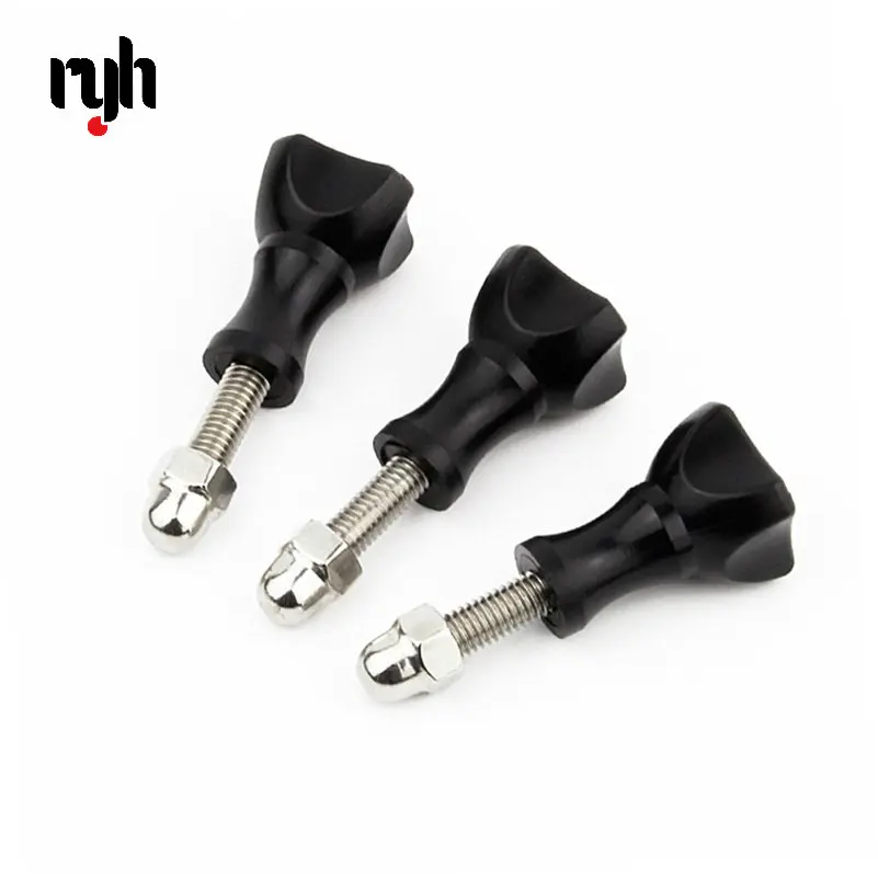 

3pcs/Set Plastic Short Thumb Knob Screws with Nut for GoPro Hero 9 8 7 6/5/4/3+ for SJCAM for Xiaomi Yi for Go Pro Accessories