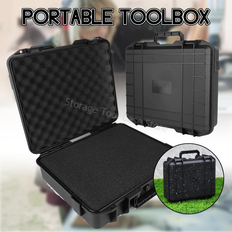 

Tool Box Waterproof Hard Carry Tool Case Safety Equipment Instrument Case Portable Plastic Toolbox Hard Case Bag Organizer Box