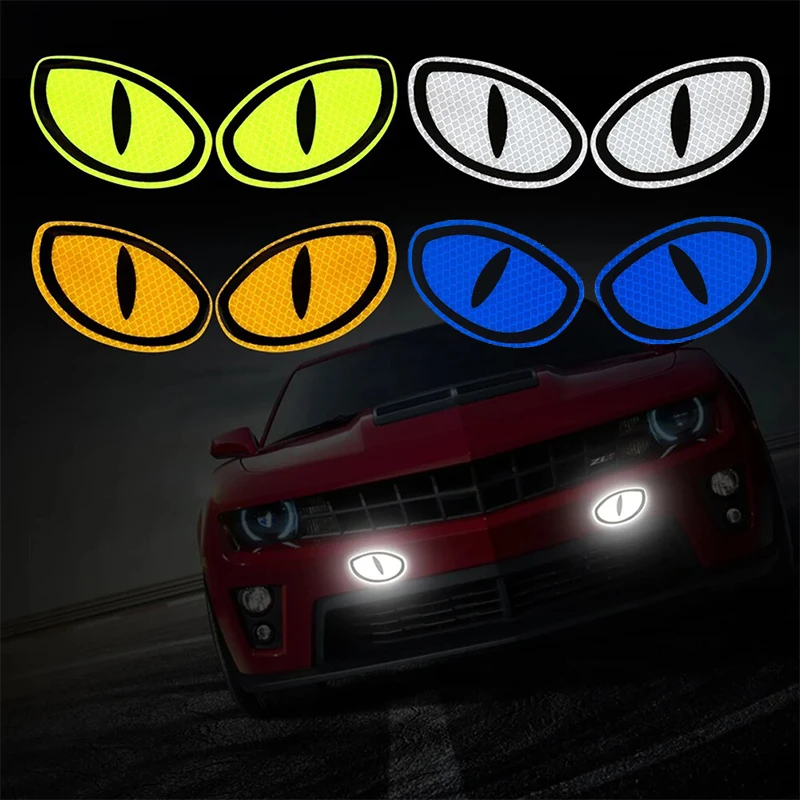 2Pcs Car Reflective Stickers Auto Motorcycle Cat Eyes Night Driving Safety Warning Decals Sticker Decal Car Accessories Exterior
2Pcs Car Reflective Stickers Auto Motorcycle Cat Eyes Night Driving Safety Warning Decals Sticker Decal Car Accessories Exterior