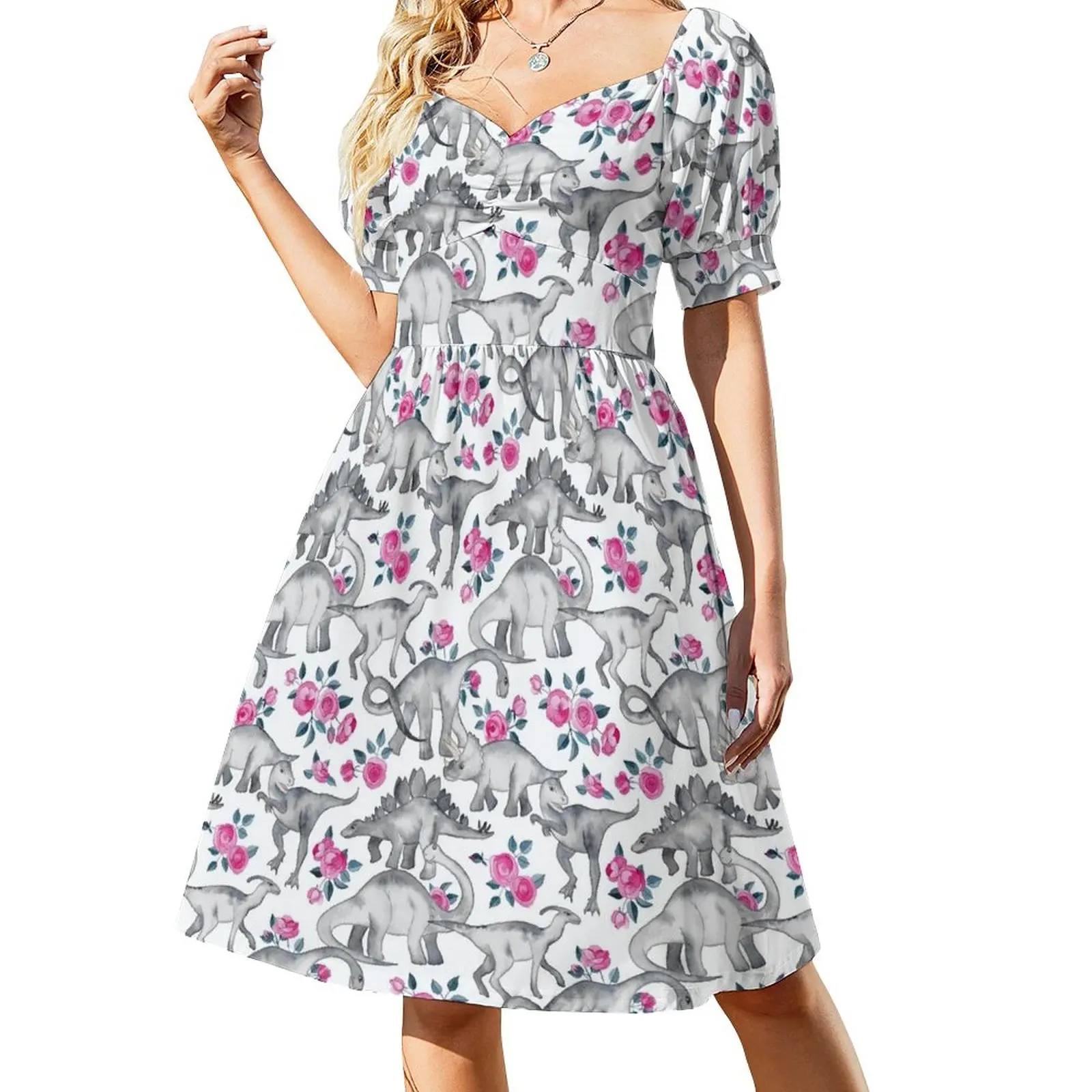 Dinosaurs and Roses – white Sleeveless Dress Bride dresses luxury women's party dress evening prom
Dinosaurs and Roses – white Sleeveless Dress Bride dresses luxury women's party dress evening prom
