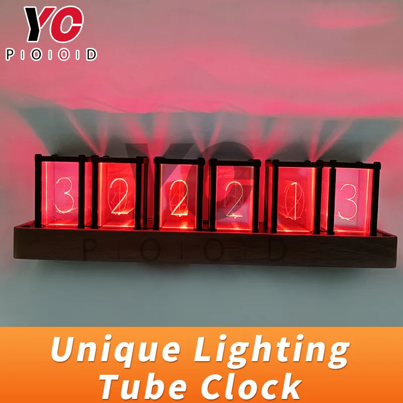 

YOPOOD Escape Room Nixie tube clock LED lighting clock prop for escape room mechanism LED counter live escape game accessories