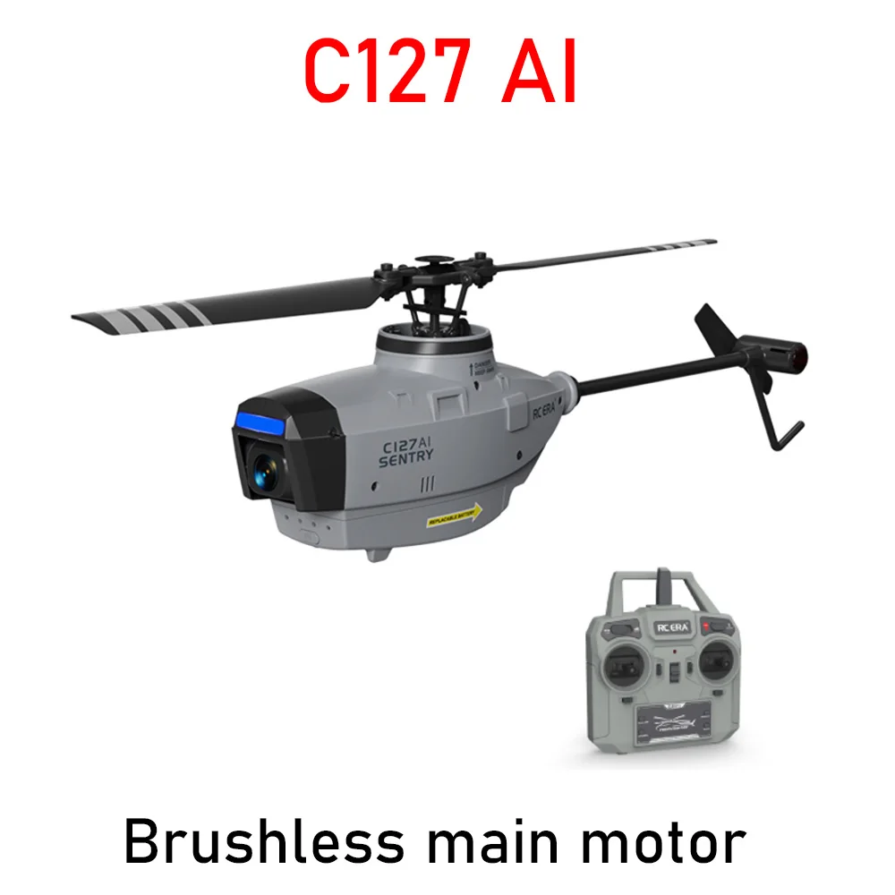 RC ERA C127AI 2.4G 6-Axis Gyro Brushless Motor Optical Flow Localization RC Helicopter RTF Update C127 C128
RC ERA C127AI 2.4G 6-Axis Gyro Brushless Motor Optical Flow Localization RC Helicopter RTF Update C127 C128
