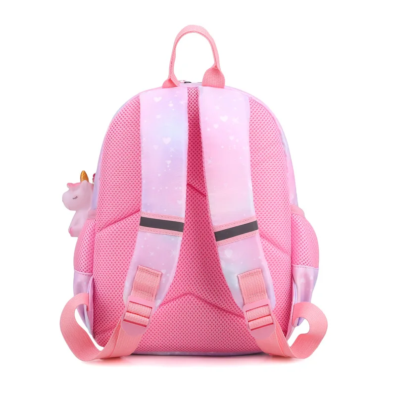 Unicorn Pink Rainbow Schoolbag For Girls Unicorn Pink Rainbow Schoolbag For Girls