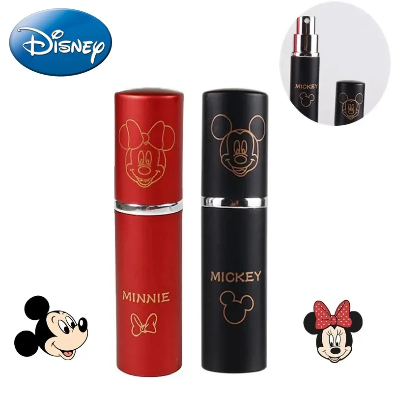 

10ML Disney Mickey Minnie Mouse Anime Figures Refillable Bottles Cartoon Perfume Atomizer Girls Mini Portable Empty Spray Bottle