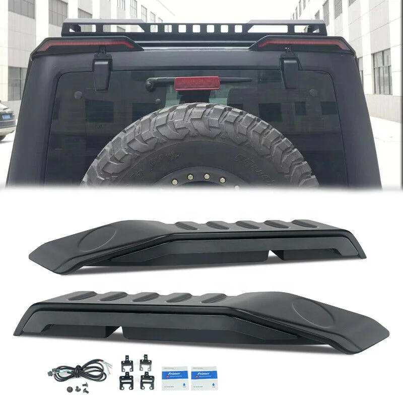 Pair Roof Trunk Spoiler Wing For Jeep Wrangler JK JL 07-18 With Tail Light Black
Pair Roof Trunk Spoiler Wing For Jeep Wrangler JK JL 07-18 With Tail Light Black