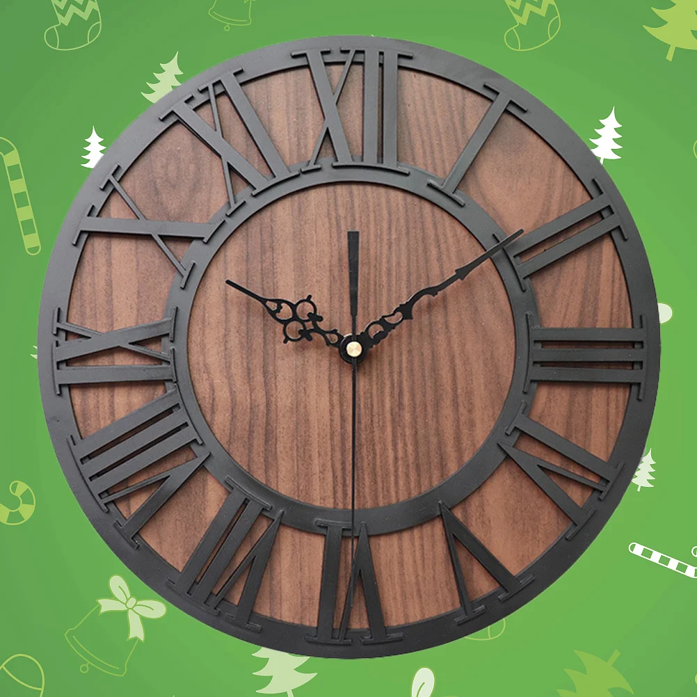 Farmhouse Wall Clock Wooden Round Hanging Clock Rustic Chic Vintage Farnhouse Decoration without
Farmhouse Wall Clock Wooden Round Hanging Clock Rustic Chic Vintage Farnhouse Decoration without