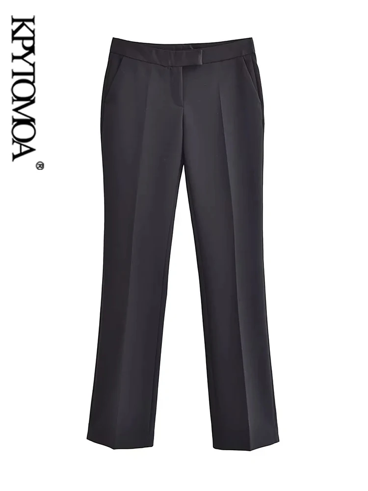 KPYTOMOA-Women's Front Pockets Patchwork Pants, High Waist, Zipper Fly Trousers, Female Fashion
KPYTOMOA-Women's Front Pockets Patchwork Pants, High Waist, Zipper Fly Trousers, Female Fashion