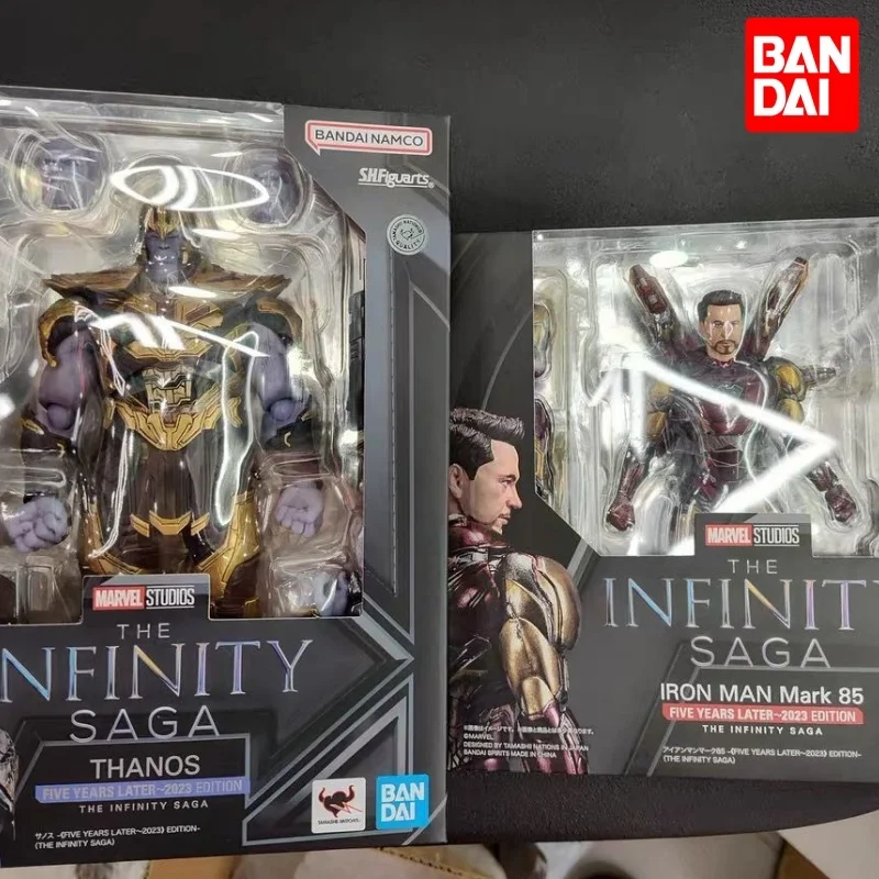 

New In Stock Bandai S.h.figuarts Thanos Iron Man Mark 85 5th 2023 Edition (the Infinity Saga) Action Figure Collectible Toy Gift
