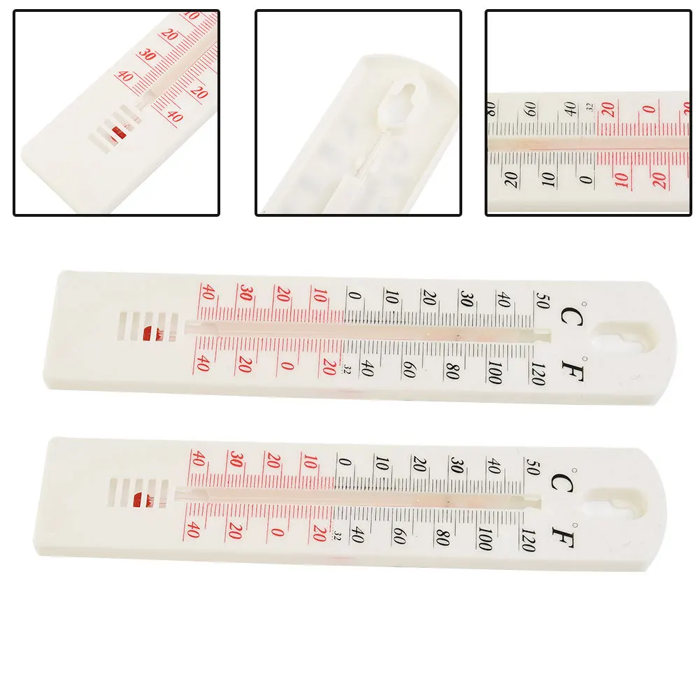 HOT Sale Wall Thermometer Hang Mounted Reliable Resistant Rust Proof Summer Temperature 195x40x6mm 2pcs Easy Use
HOT Sale Wall Thermometer Hang Mounted Reliable Resistant Rust Proof Summer Temperature 195x40x6mm 2pcs Easy Use