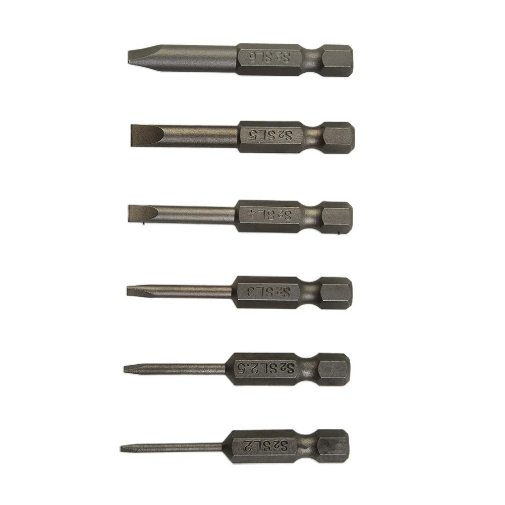 New Practical Useful High Quality Slotted Tip Screwdriver Bit Silver Slotted Tip Flat Head Magnetic 1/4in Hex Shank
New Practical Useful High Quality Slotted Tip Screwdriver Bit Silver Slotted Tip Flat Head Magnetic 1/4in Hex Shank