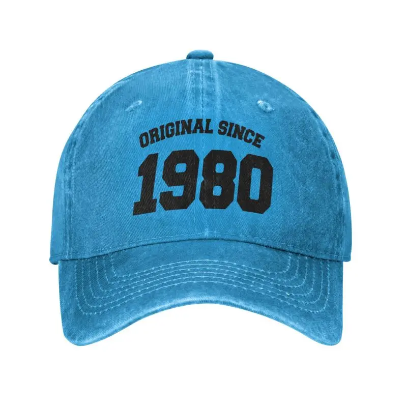 

Fashion Unisex Cotton Original Since Born In 1980 Birthday Gifts Baseball Cap Adult Adjustable Dad Hat for Men Women Hip Hop