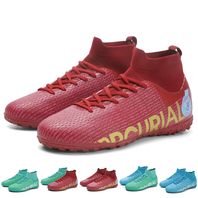 Soccer Boots Men Turf Soccer Shoes High Quality Kids Football Boots Ag Tf Football Shoes Boys Kids Outdoor Training Footwear
Soccer Boots Men Turf Soccer Shoes High Quality Kids Football Boots Ag Tf Football Shoes Boys Kids Outdoor Training Footwear