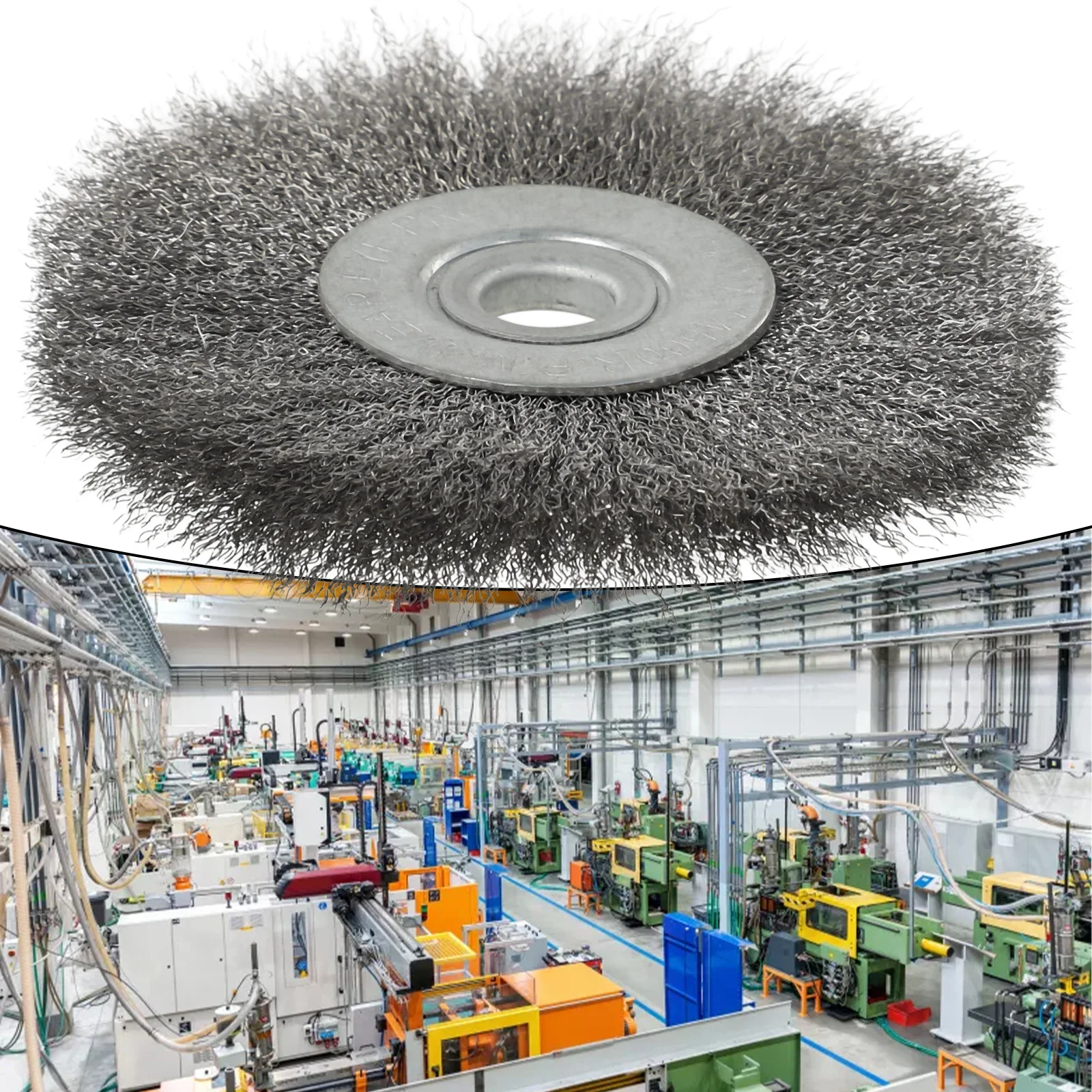 Wire Wheel Brush Clearance Line Crimped Wire Bevel Brush Wheels 100mm 0.52inch Bore For Angle Grinder Rust Removal Cleaning Tool
Wire Wheel Brush Clearance Line Crimped Wire Bevel Brush Wheels 100mm 0.52inch Bore For Angle Grinder Rust Removal Cleaning Tool