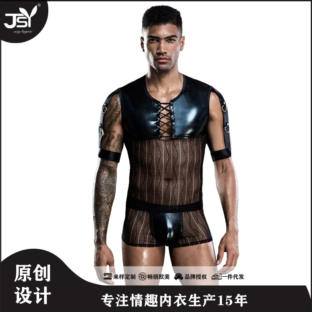 Men new nightclub sexy uniform Europe and America sexy underwear gay bar footman waiter plays 7235
Men new nightclub sexy uniform Europe and America sexy underwear gay bar footman waiter plays 7235