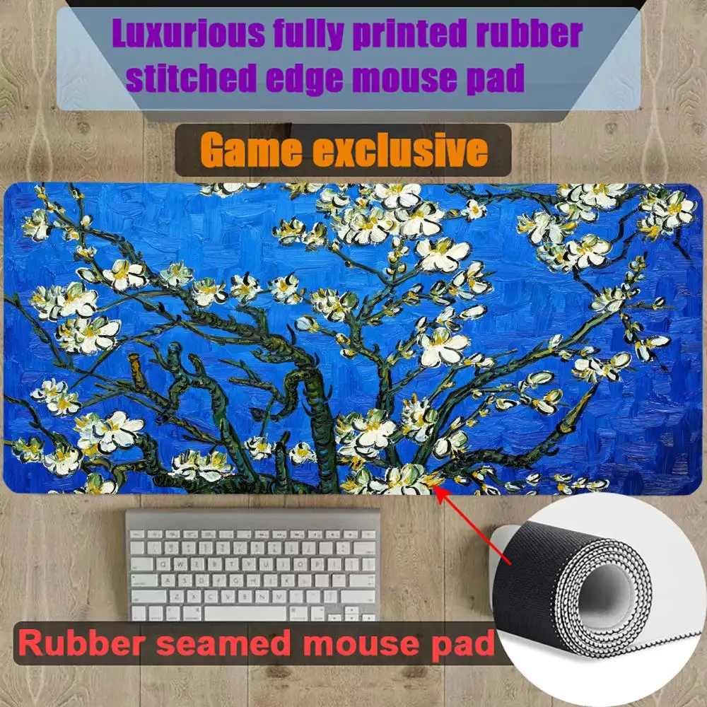 Van Gogh Oil Painting Mouse Pad Gamer Gaming Rubber Seamed Mouse Pad Accessories Desk Keyboard Pad Computer Laptop
Van Gogh Oil Painting Mouse Pad Gamer Gaming Rubber Seamed Mouse Pad Accessories Desk Keyboard Pad Computer Laptop