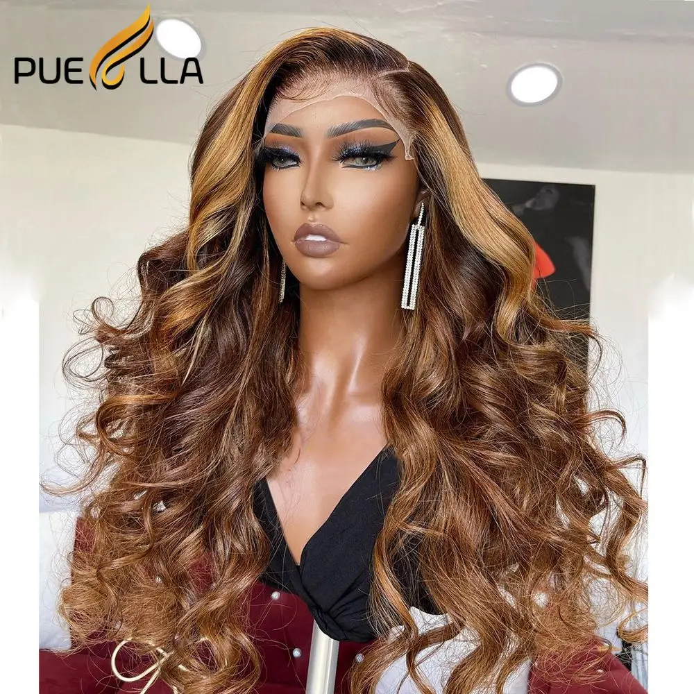 Highlight Ginger Loose Wave Lace Frontal Wigs Pre Plucked Honey Blonde Colored Curly 13X4 Lace Front Wig Human Hair For Women
Highlight Ginger Loose Wave Lace Frontal Wigs Pre Plucked Honey Blonde Colored Curly 13X4 Lace Front Wig Human Hair For Women