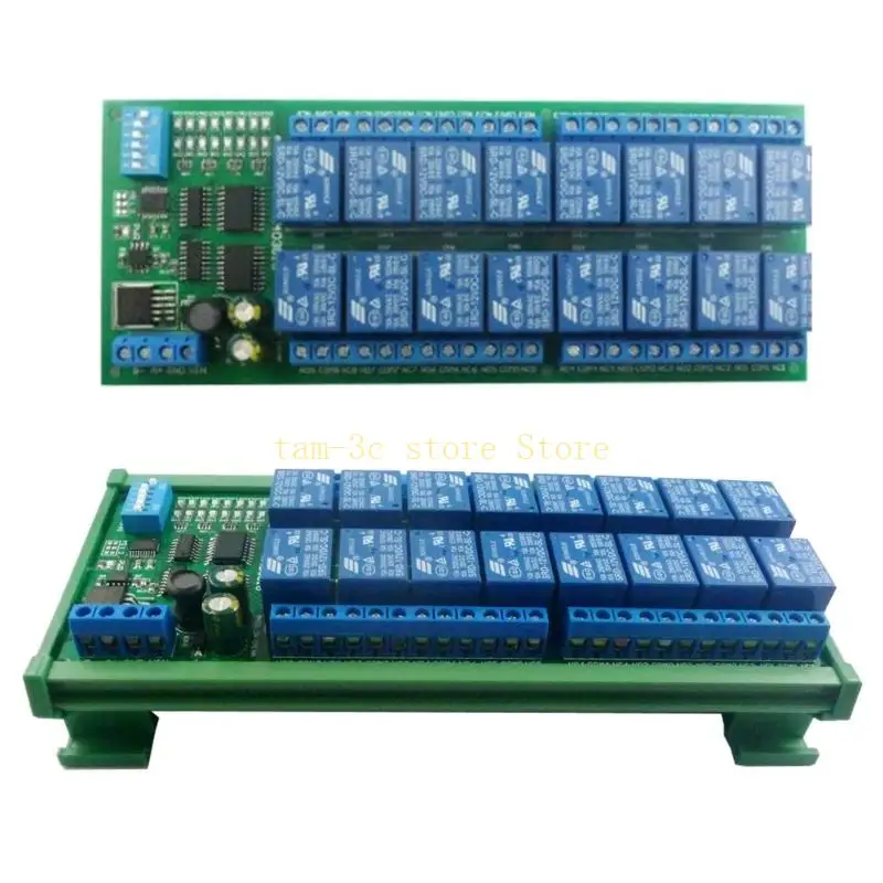 DC12V DIN35 Box Board 16-канальные реле RS485 для управления камерой видеонаблюдения D0UA
DC12V DIN35 Box Board 16-канальные реле RS485 для управления камерой видеонаблюдения D0UA