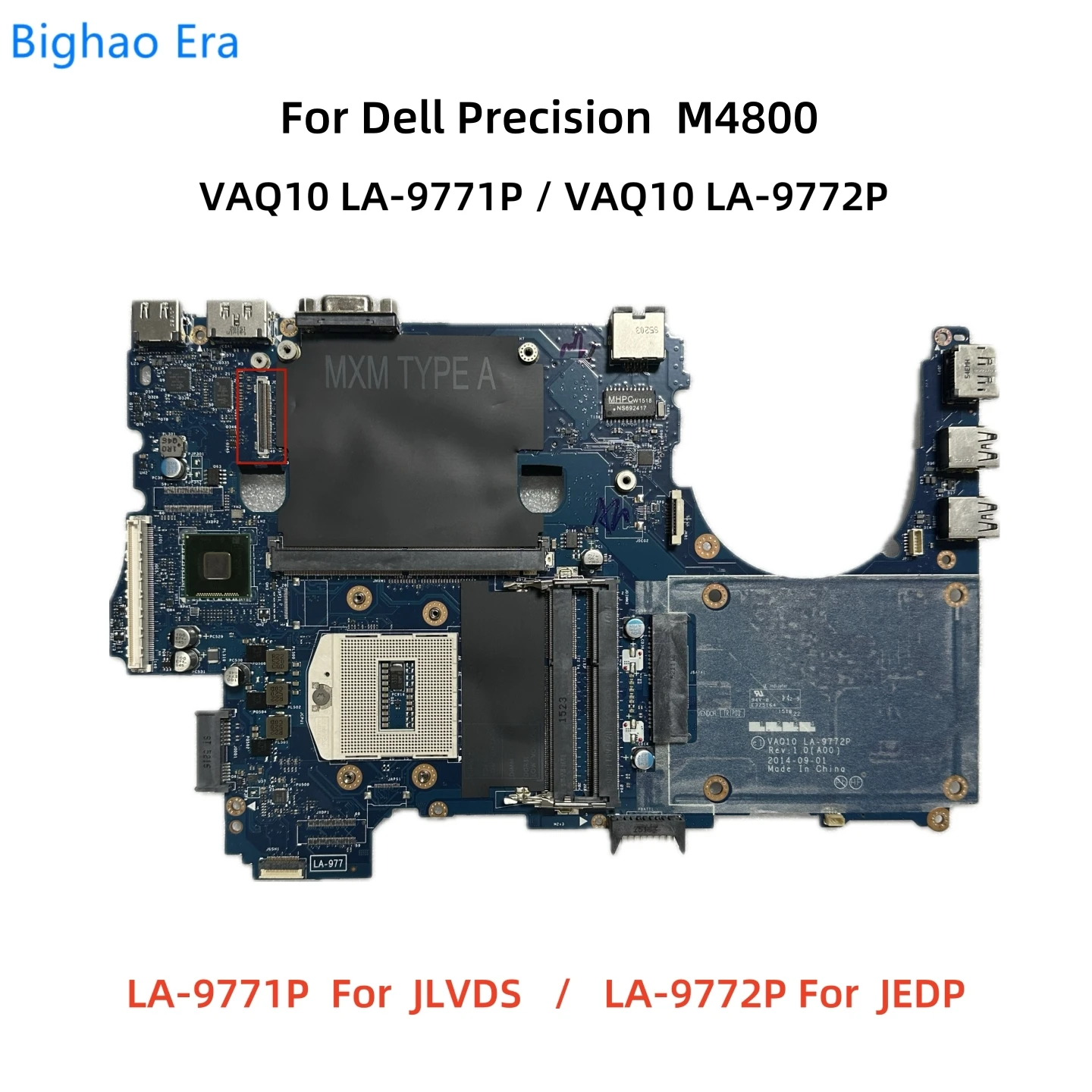 VAQ10 LA-9771P для Dell Precision M4800 Материнская плата ноутбука с SR17C Shipset поддержка i7 LA-9772P 0W7R2C 08KWV8 0C3V2K
VAQ10 LA-9771P для Dell Precision M4800 Материнская плата ноутбука с SR17C Shipset поддержка i7 LA-9772P 0W7R2C 08KWV8 0C3V2K