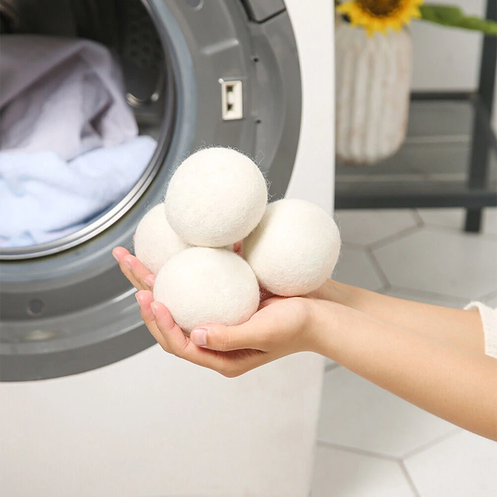 6pcs Hot Wool Dryer Balls Reusable Laundry Ball Home Washing Machine 6cm Household Cleaning Accessories
6pcs Hot Wool Dryer Balls Reusable Laundry Ball Home Washing Machine 6cm Household Cleaning Accessories