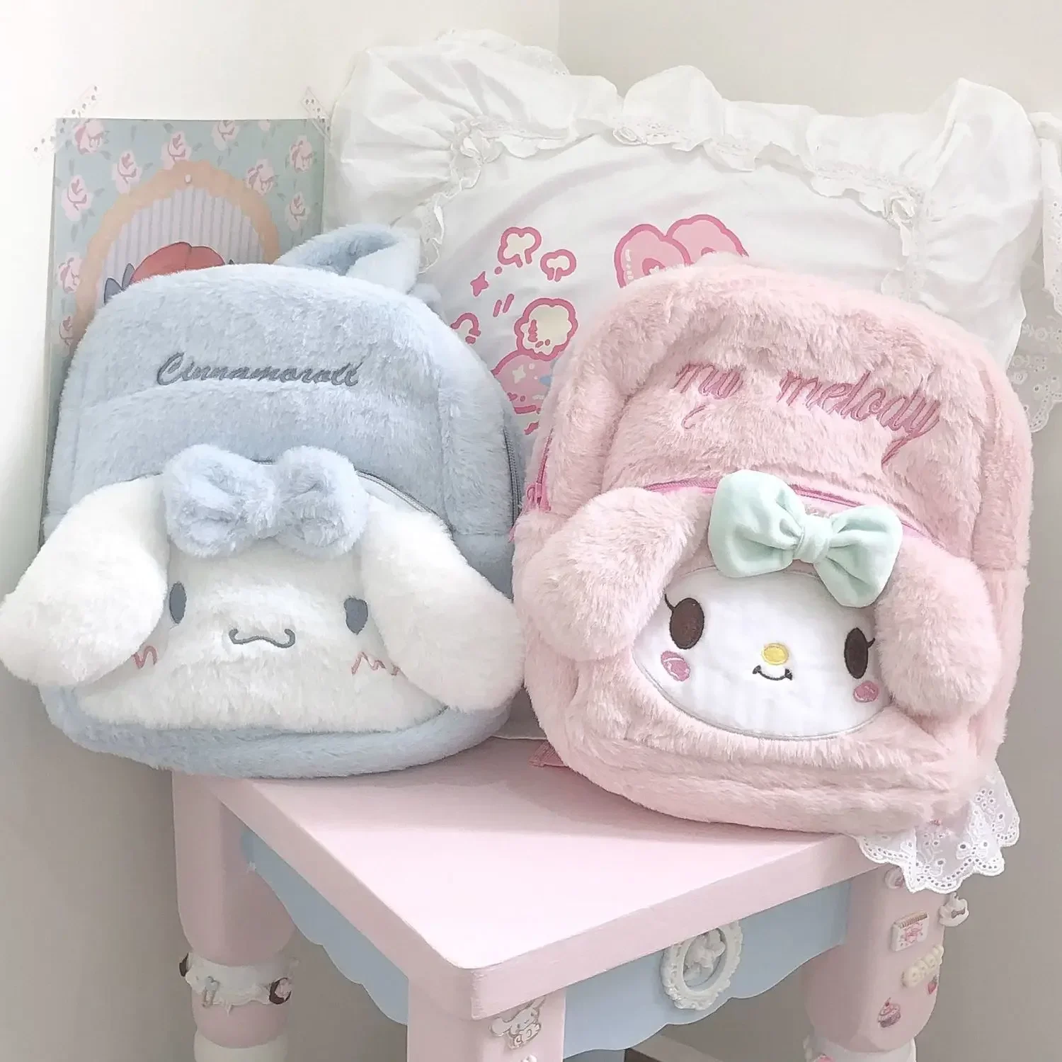 Sanrio кавайная Милая мультяшная серия My melody милая мягкая девушка каждый день студент дикий плюшевый рюкзак школьный рюкзак подарок на день рождения
Sanrio кавайная Милая мультяшная серия My melody милая мягкая девушка каждый день студент дикий плюшевый рюкзак школьный рюкзак подарок на день рождения