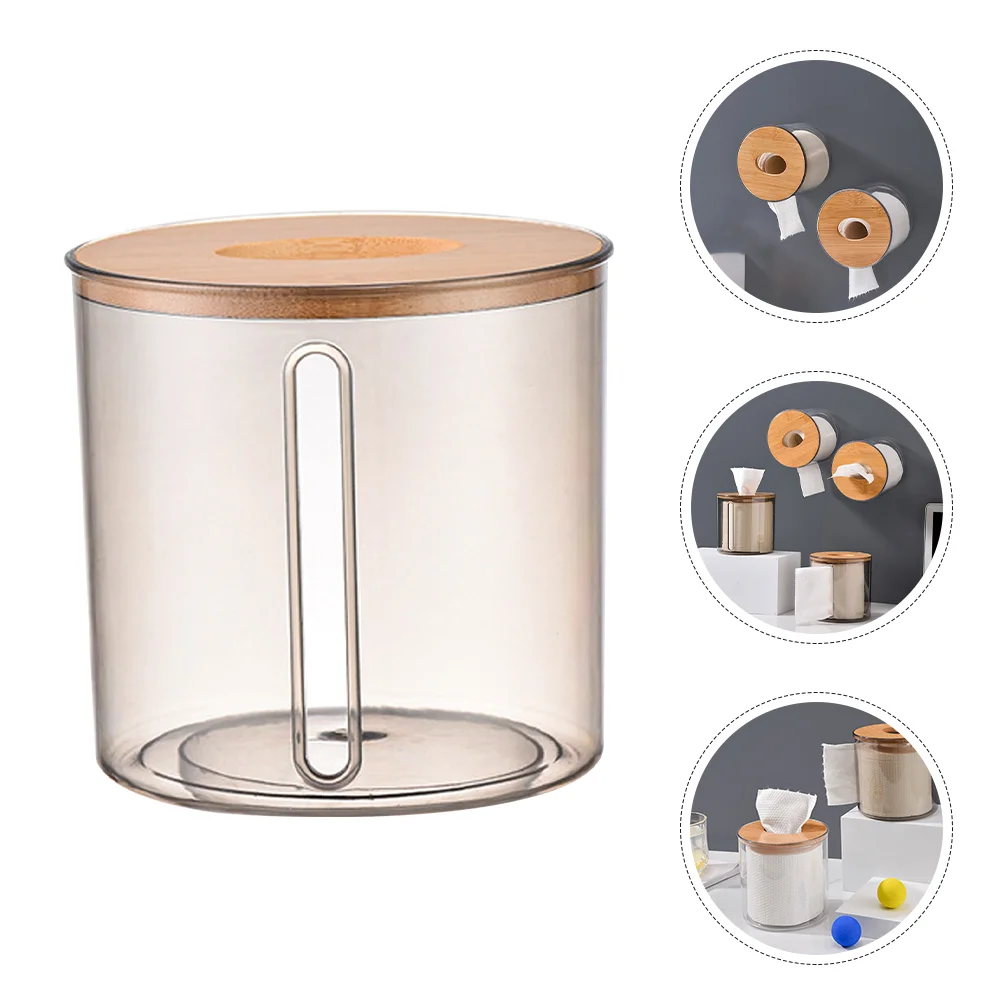 Household Roll Paper Dispenser Tabletop Napkin Holder Round Transparent Tissue Paper Container
Household Roll Paper Dispenser Tabletop Napkin Holder Round Transparent Tissue Paper Container