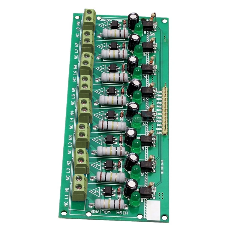 

Розничная продажа, 8-канальный модуль оптрона 220 В переменного тока, модуль процессора MCU TTL PLC