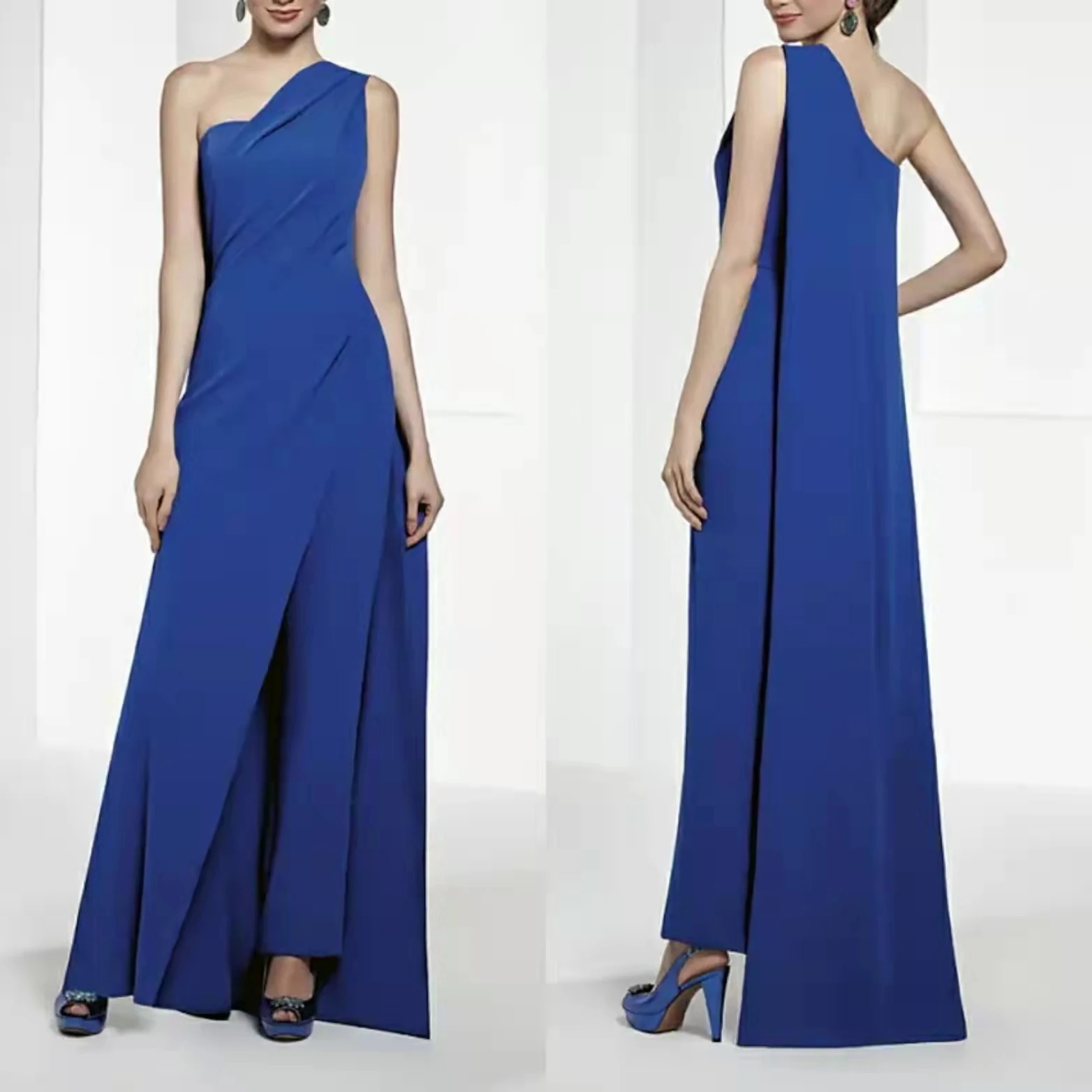 Vintage Long Pleated One Shoulder Mother of the Bride Dresses Sheath Floor Length Mother of the Groom Dress Wedding Guest Dress
Vintage Long Pleated One Shoulder Mother of the Bride Dresses Sheath Floor Length Mother of the Groom Dress Wedding Guest Dress